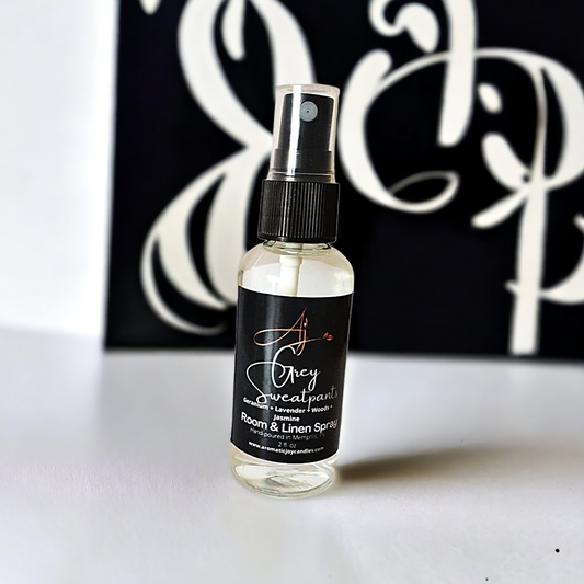 Grey Sweatpants Room and Linen Spray