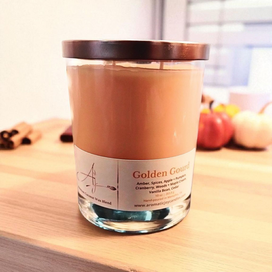 Golden Gourd Candle