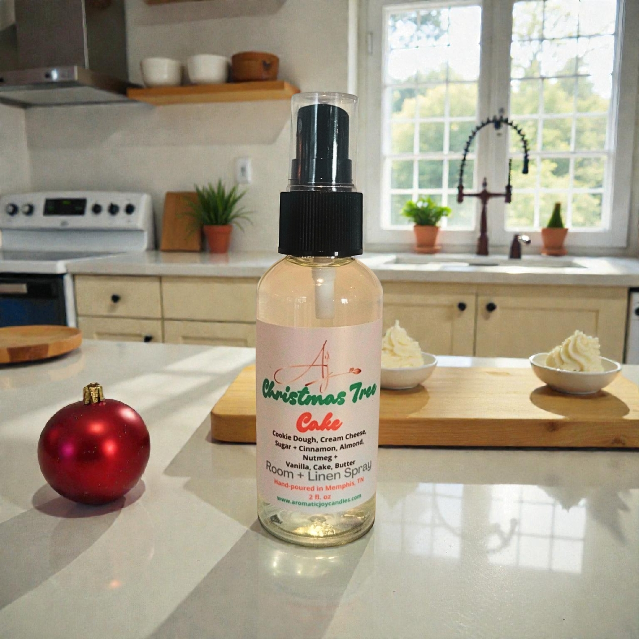 Christmas Tree Cake Room and Linen Spray