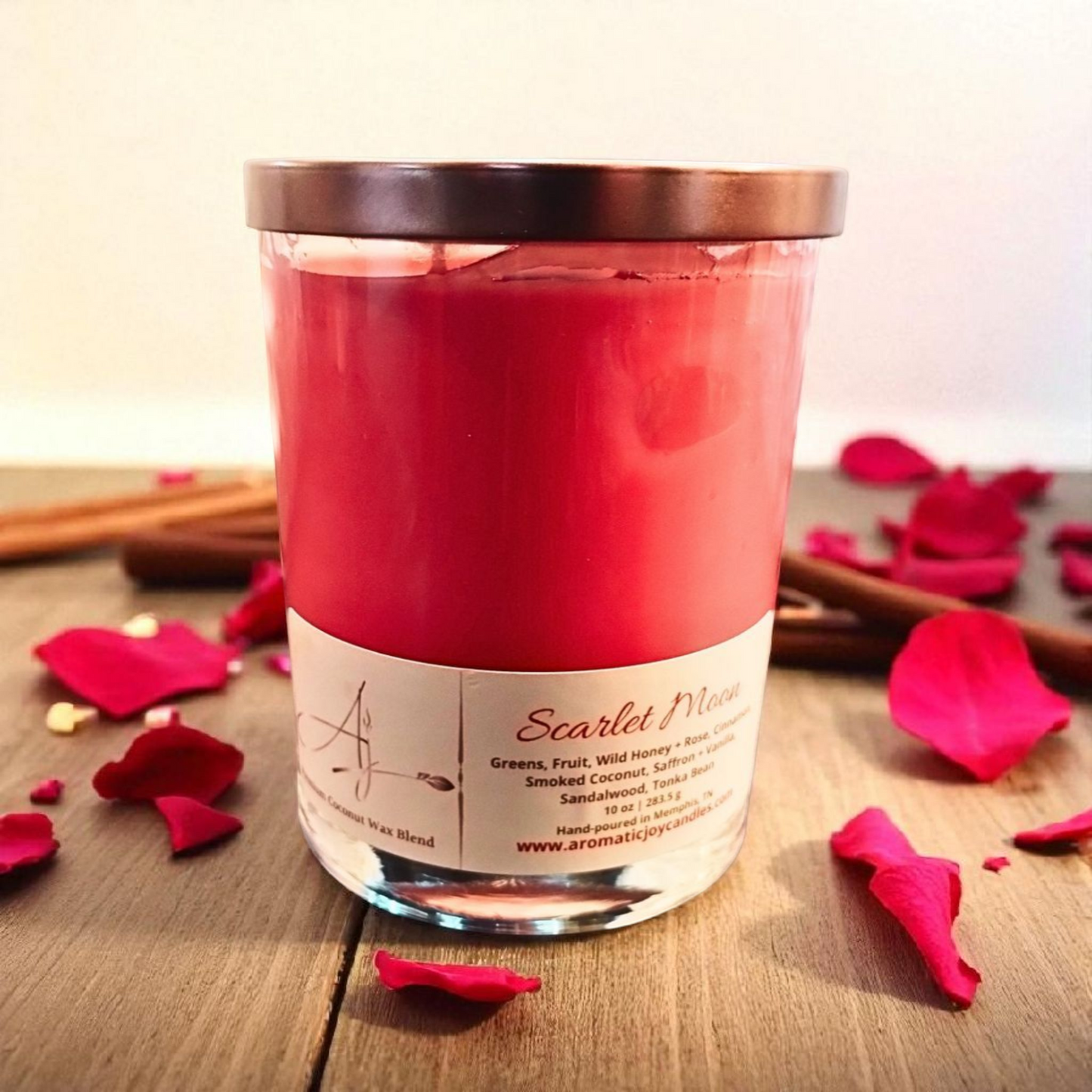 Scarlet Moon Candle